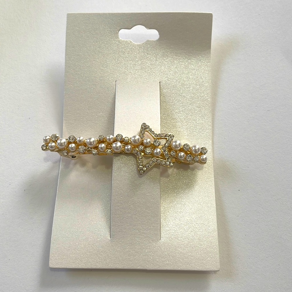Star studded hair clip